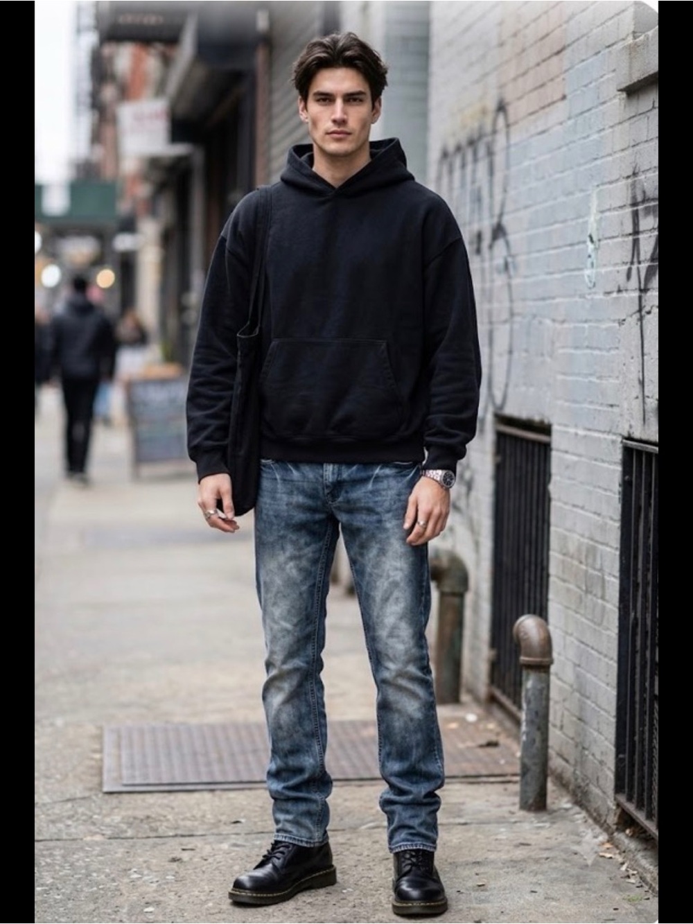 Vintage 90s Get Used By Elie Faded Cloud Wash Whiskered Streetwear Edgy Jeans 31